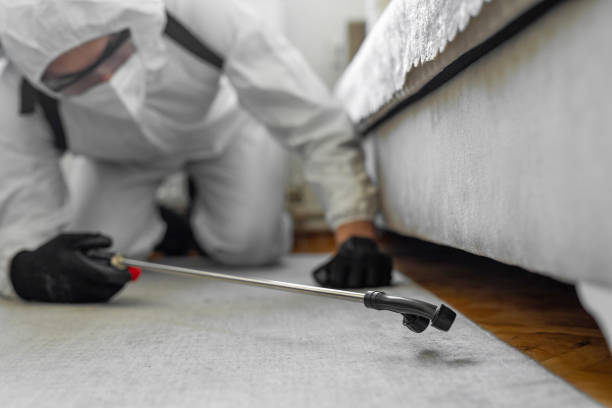 Professional Mosquito Control technician working in Fairview, OR